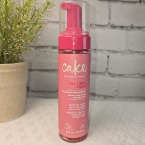 CAKE THE THICK TRICK VOLUMIZING STYLING FOAM MOUSSE NEW 6.8OZ.